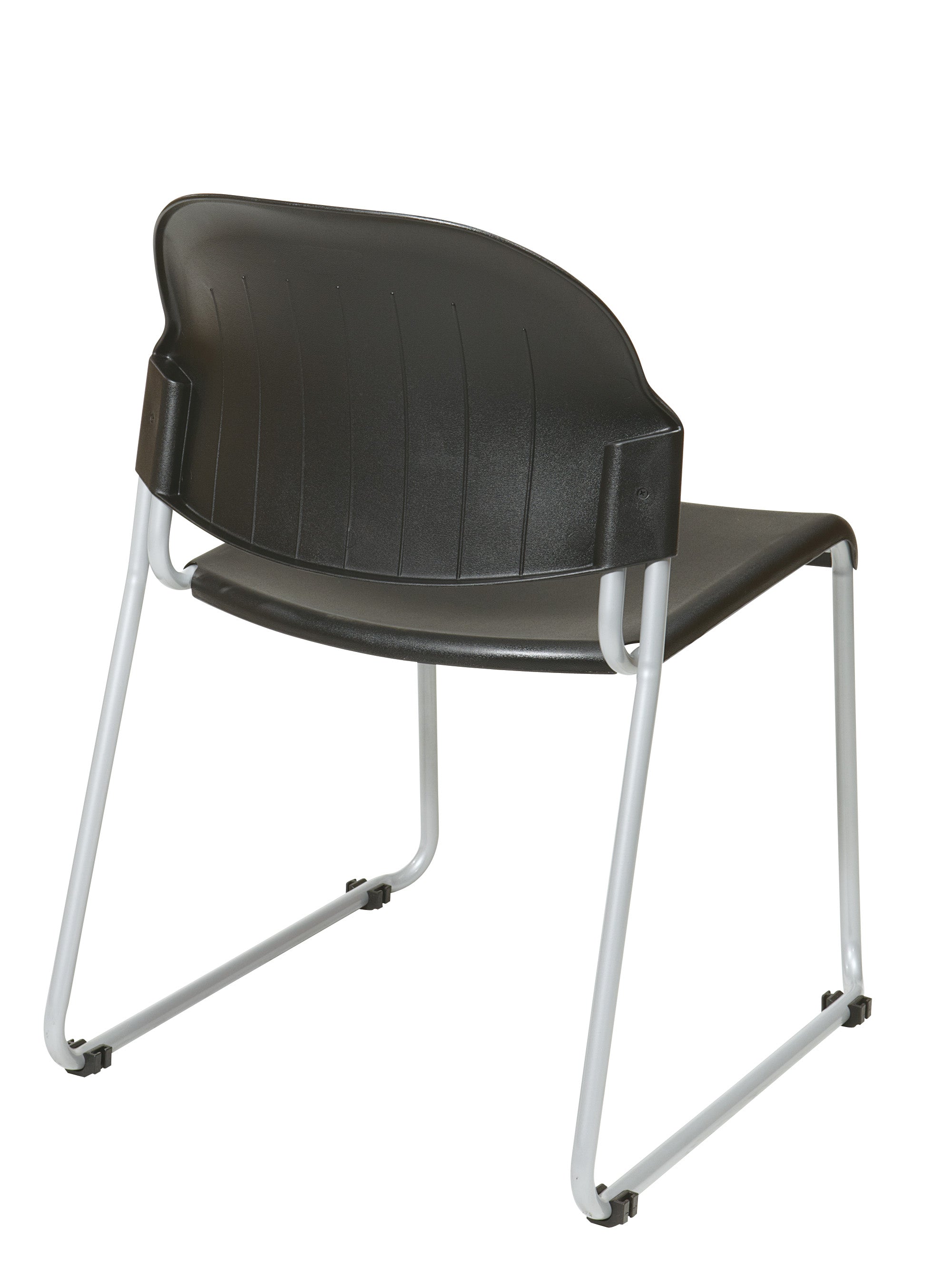 Stack Chair with Plastic Seat/Back 2